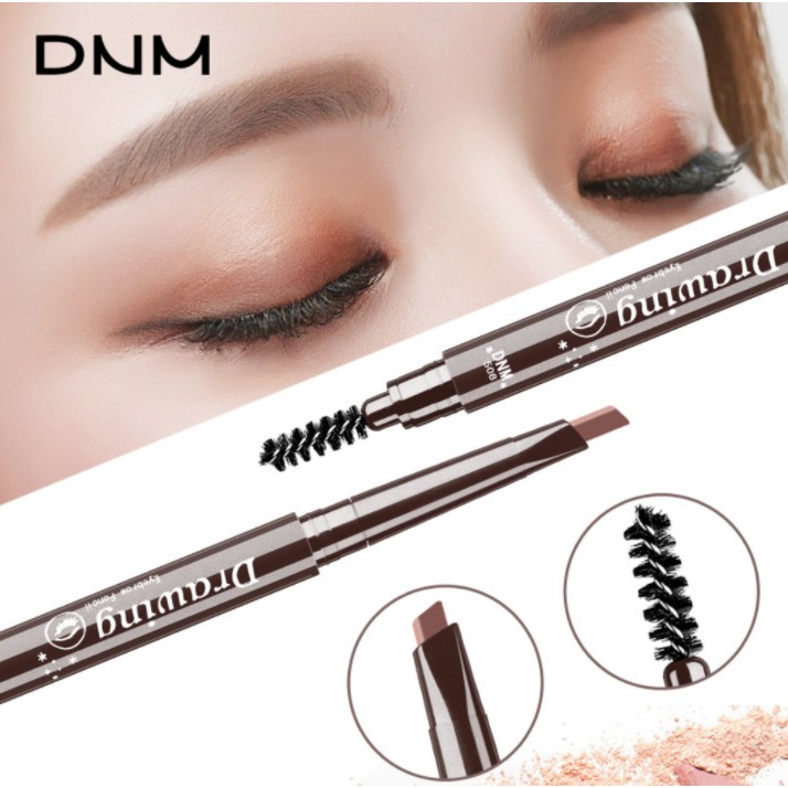 DNM Pensil Alis Otomatis 7 Pilihan Warna Eyebrow LA032