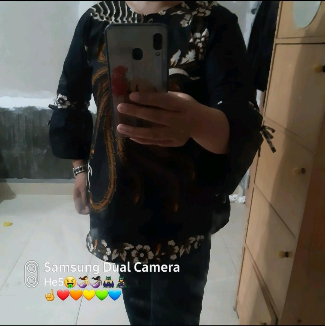 [bisa Cod] Blouse Batik Wanita / Seragam Kantor / Pakaian Wanita Murah / Batik Terbaru / Batik Murah