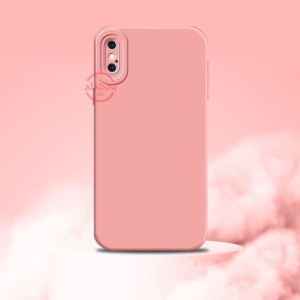 Case Iphone XS Max Soft Case Liquid Silicone Pro Camera Premium Casing