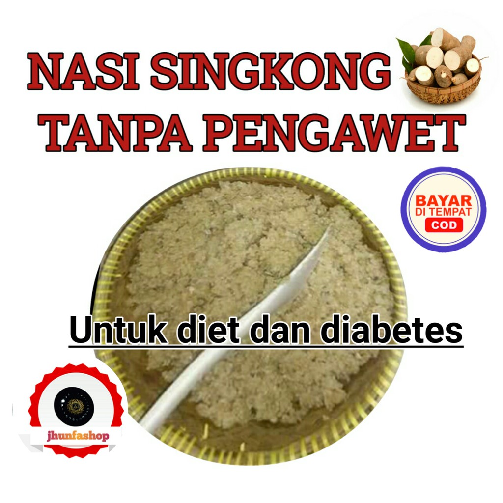 

Nasi singkong oyek sego tiwul 1kg tanpa pengawet