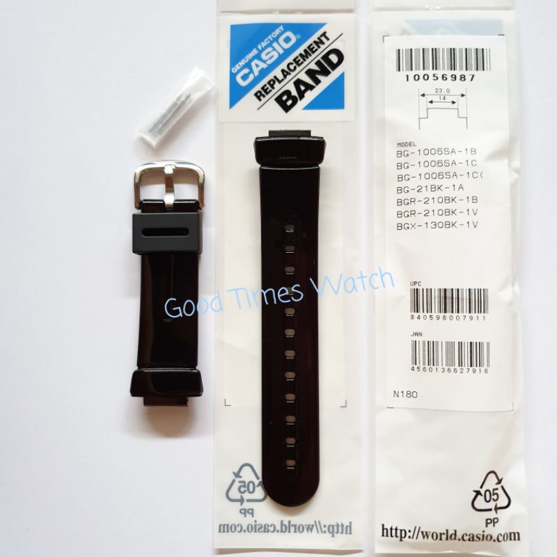 STRAP BABY-G BG 1006SA BG 21BK BGR 210BK BGX 130BK BG 1006 BGR 210 Casio Original