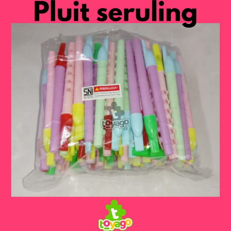 Mainan Anak Pluit Seruling Isi +-100 Pcs Grosir Murah