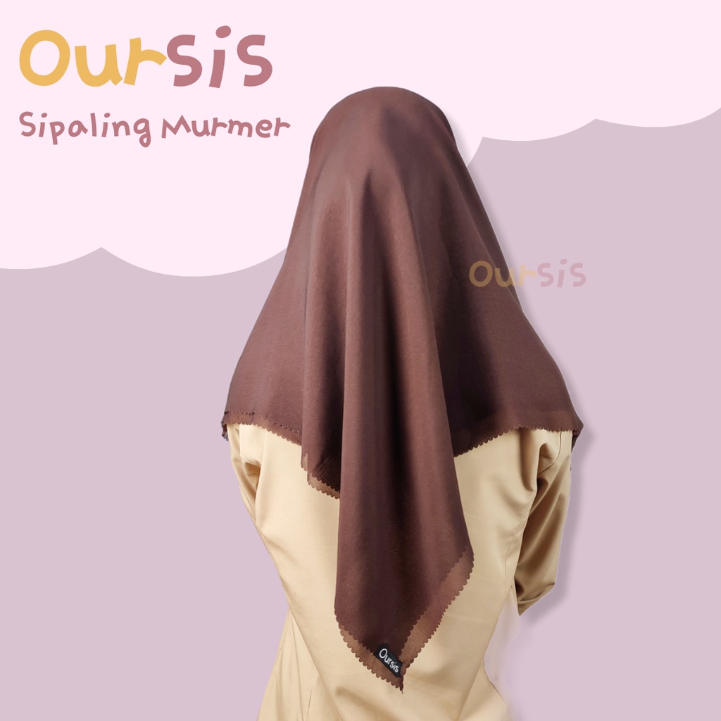 ᴏᴜʀꜱɪꜱ Kerudung Sekolah Segi Empat Bella | SiPALING MURMER