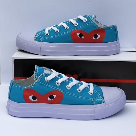 SEPATU SNEAKERS CONVERSE ALL STAR WANITA BIRU PLAY