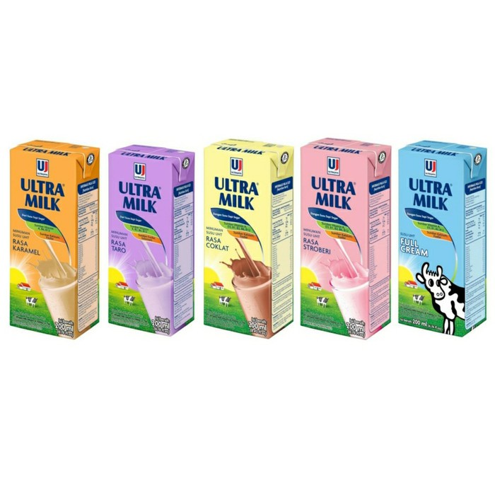 

SUSU ULTRA MILK 200ML ALL VARIAN (ISI 24)