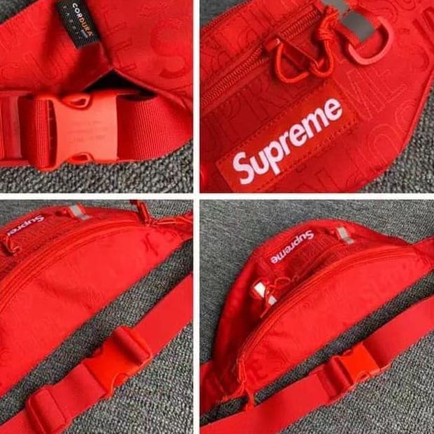 ★SALE Tas Waistbag Supreme SS19 - Tas Supreme Pria Hijau