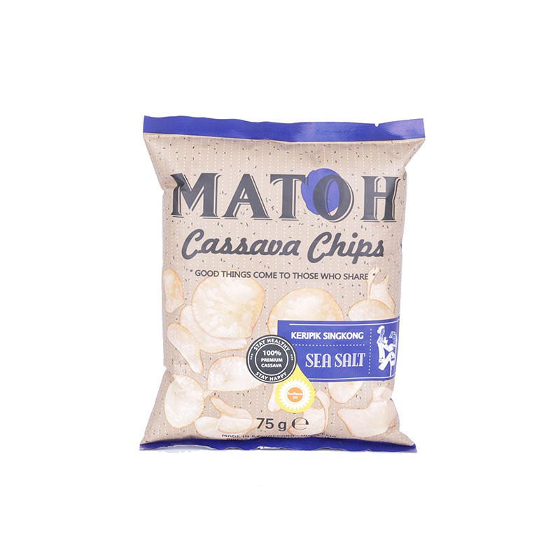 

Keripik Matoh Rasa Sea Salt 75gr - Keripik Singkong - Bebas Gluten