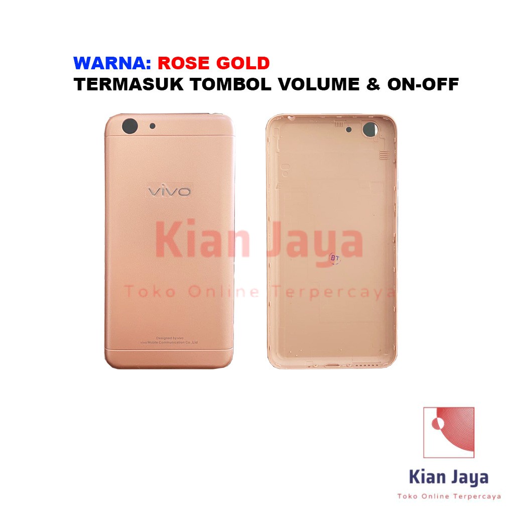 Backdoor Vivo Y53 Back Cover Tutup Belakang Baterai Cassing Casing Backcase Original