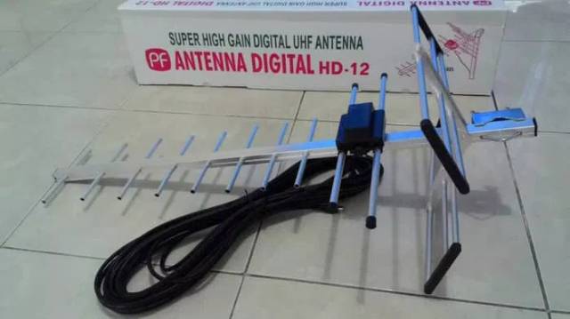 VDR V-810HD Antena Luar DIGITAL + Kabel 10 m + Jack Antena . Kualitas Top