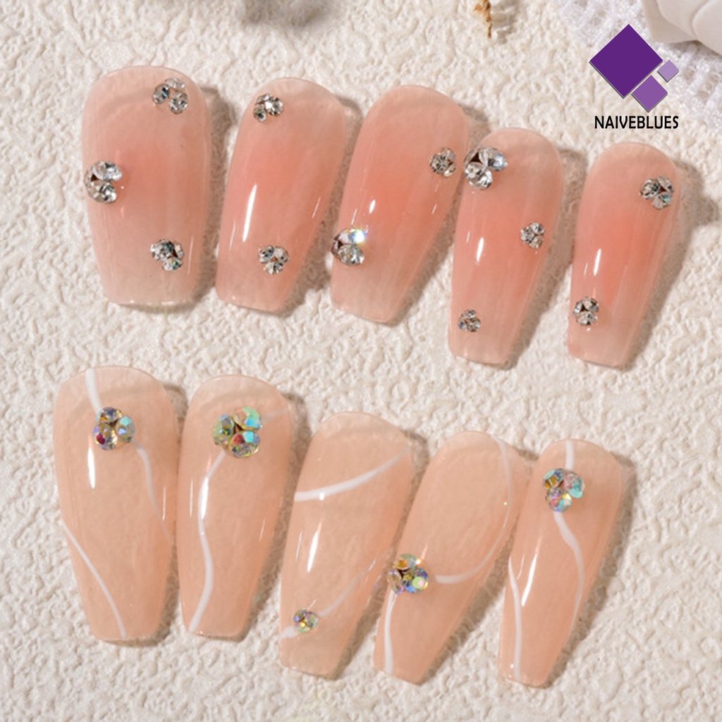 Naiveblue 1000Pcs Charms Berlian Imitasi Mini 3D Untuk Dekorasi Nail Art Charms