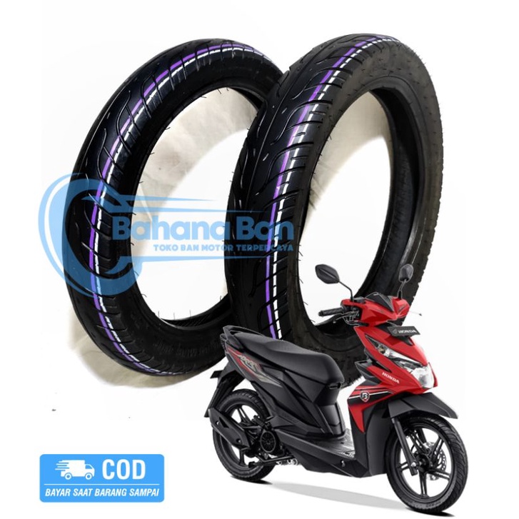 MURAH SEPASANG BAN MOTOR BEAT ESP BEAT FI FEDERAL FT535