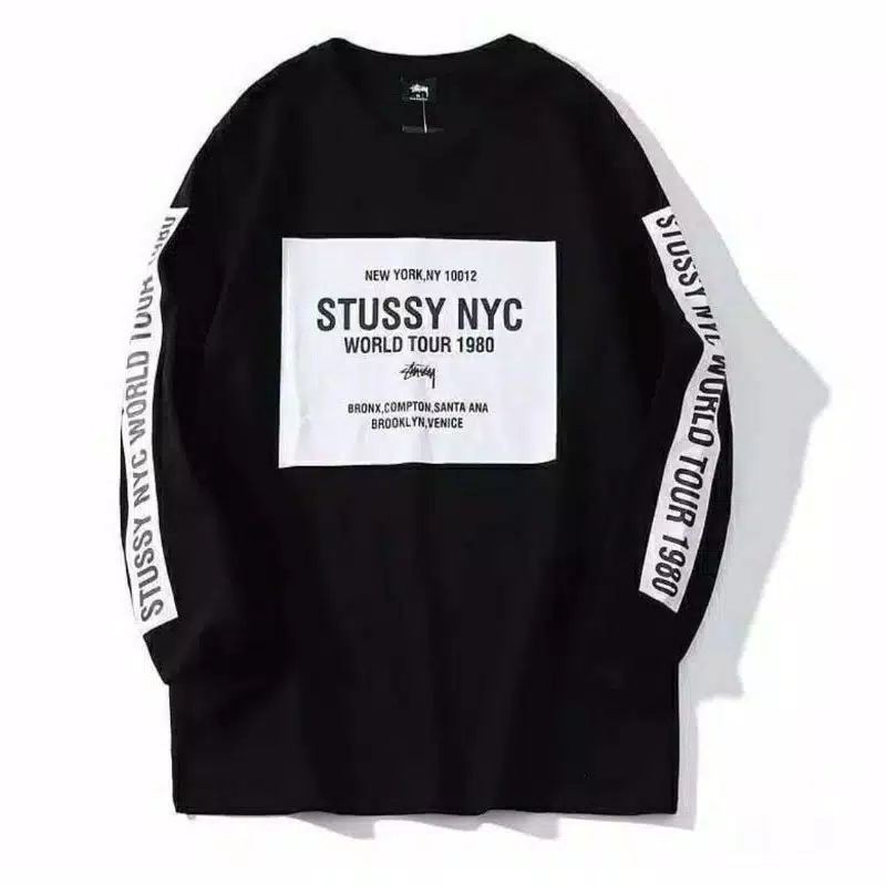 MyFashionStore.id - Kaos Stussy Lengan Panjang