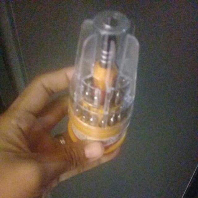 31 In 1 Obeng Service Set Mini Toolkit Dengan Magnet 1 Set Isi 31