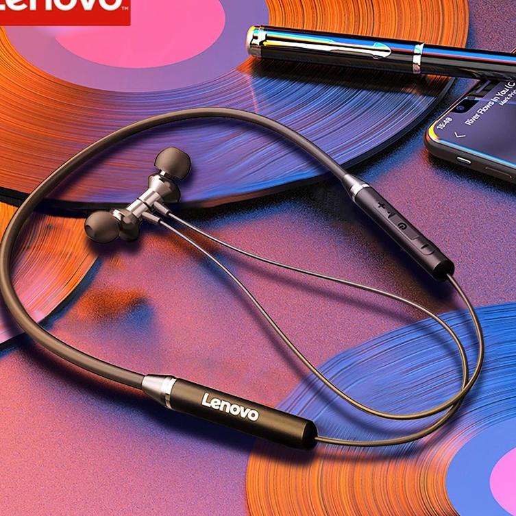 COK.342623 ▫ Lenovo XE05 Neckband Sport Headset Bluetooth Bass Stereo Mic IPX5 Waterproof Headphone