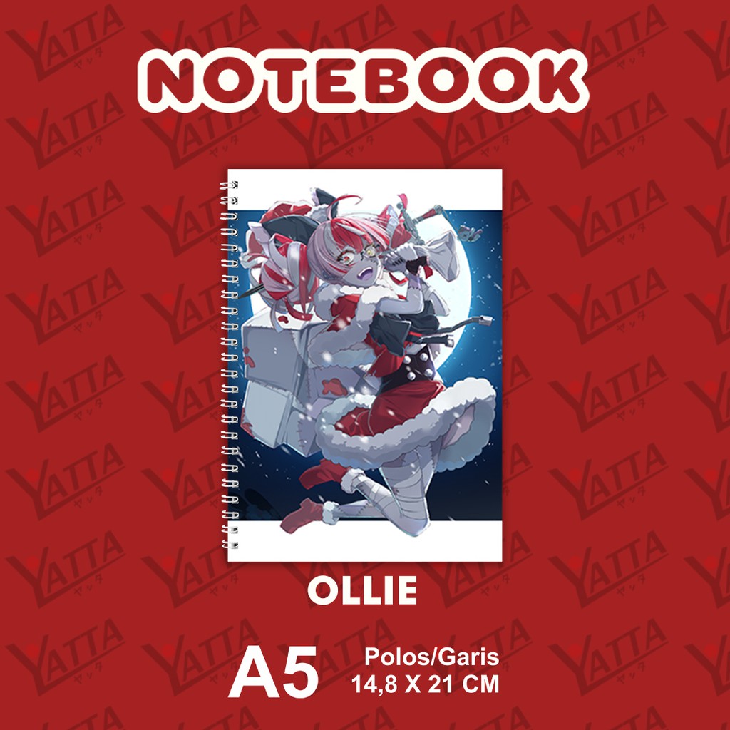 

Notebook Anime ukuran A5 14,6 cm x 21 cm Hololive ID - OLLIE