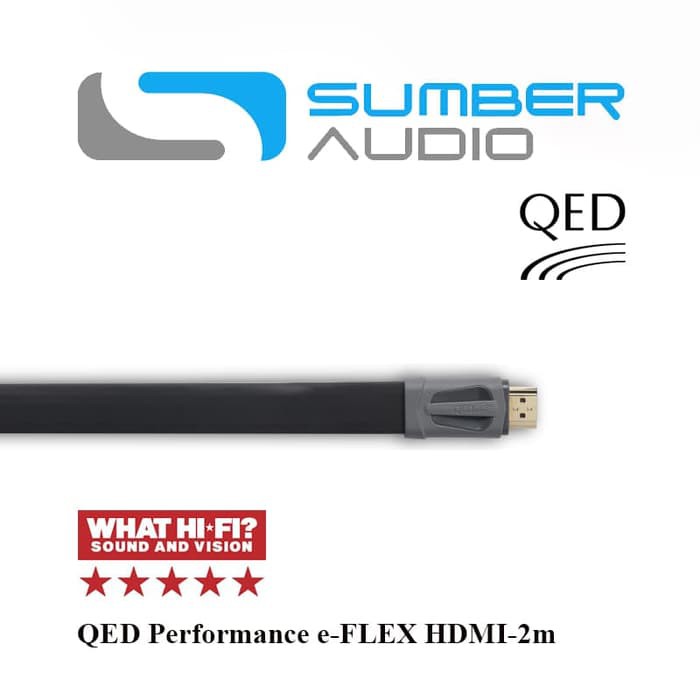 QED Performance E-FLEX (EFLEX) HDMI flat - 2 Meter