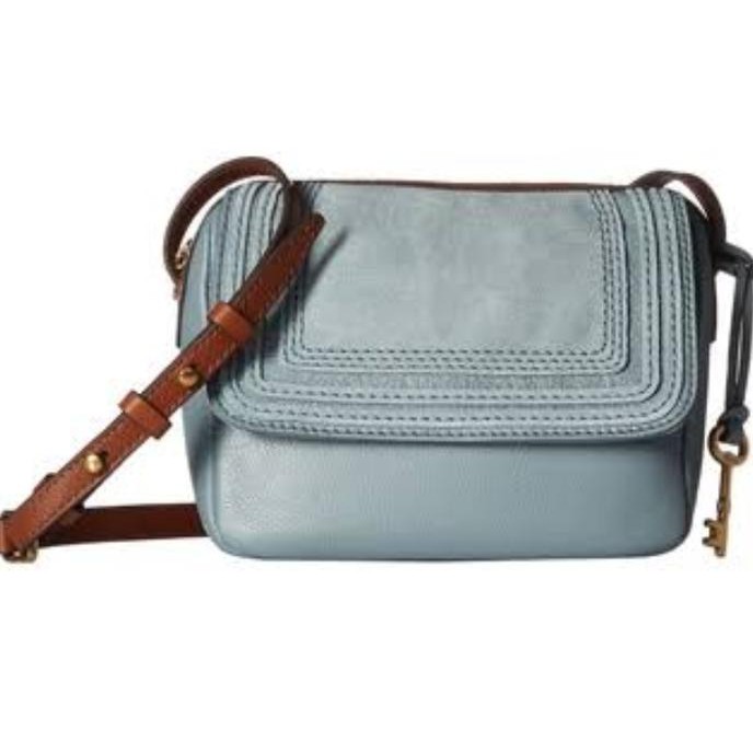 Tas Wanita Fossil Original Aria Small Crosbody Blue Laurusmart