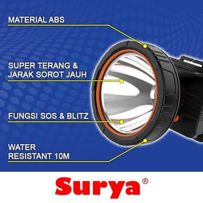 Headlamp / Senter Kepala Surya Selam SYH L155R 15 watt anti air