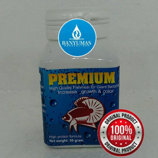 A008 Pelet Premium Giant GT pellet ikan cupang hias giant original asli ecer grosir murah super