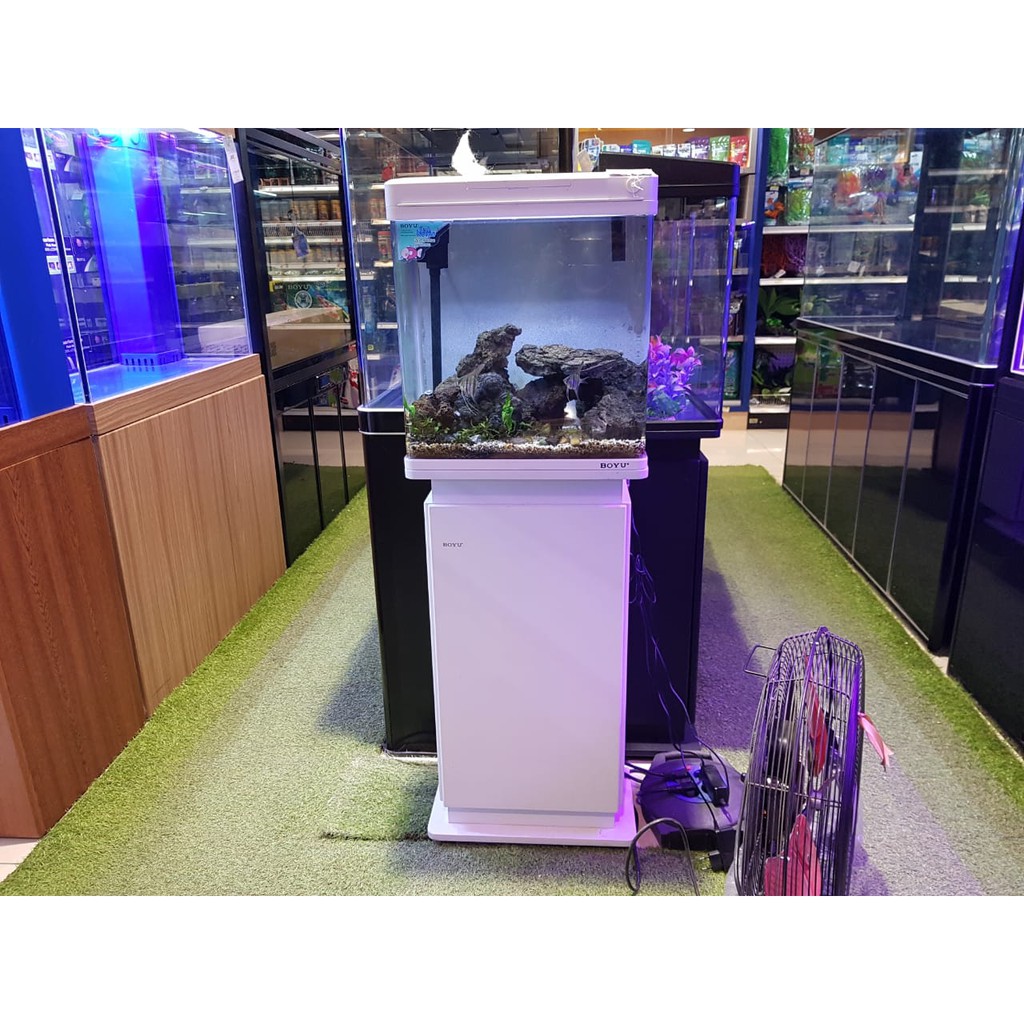 Boyu Set Akuarium Dan Kabinet Ms-420m / Boyu aquarium dan lemari set