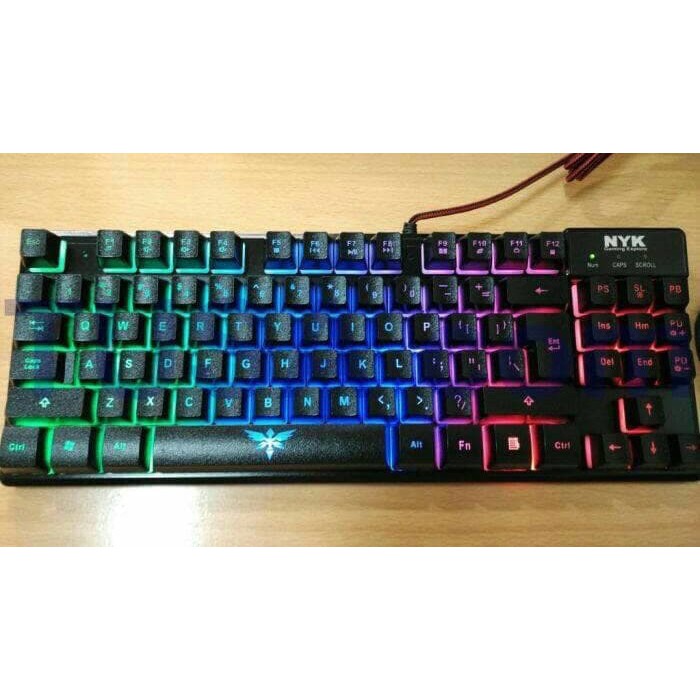 keyboard gaming NYK K-01 TKL RGB gaming keyboard NYK K01