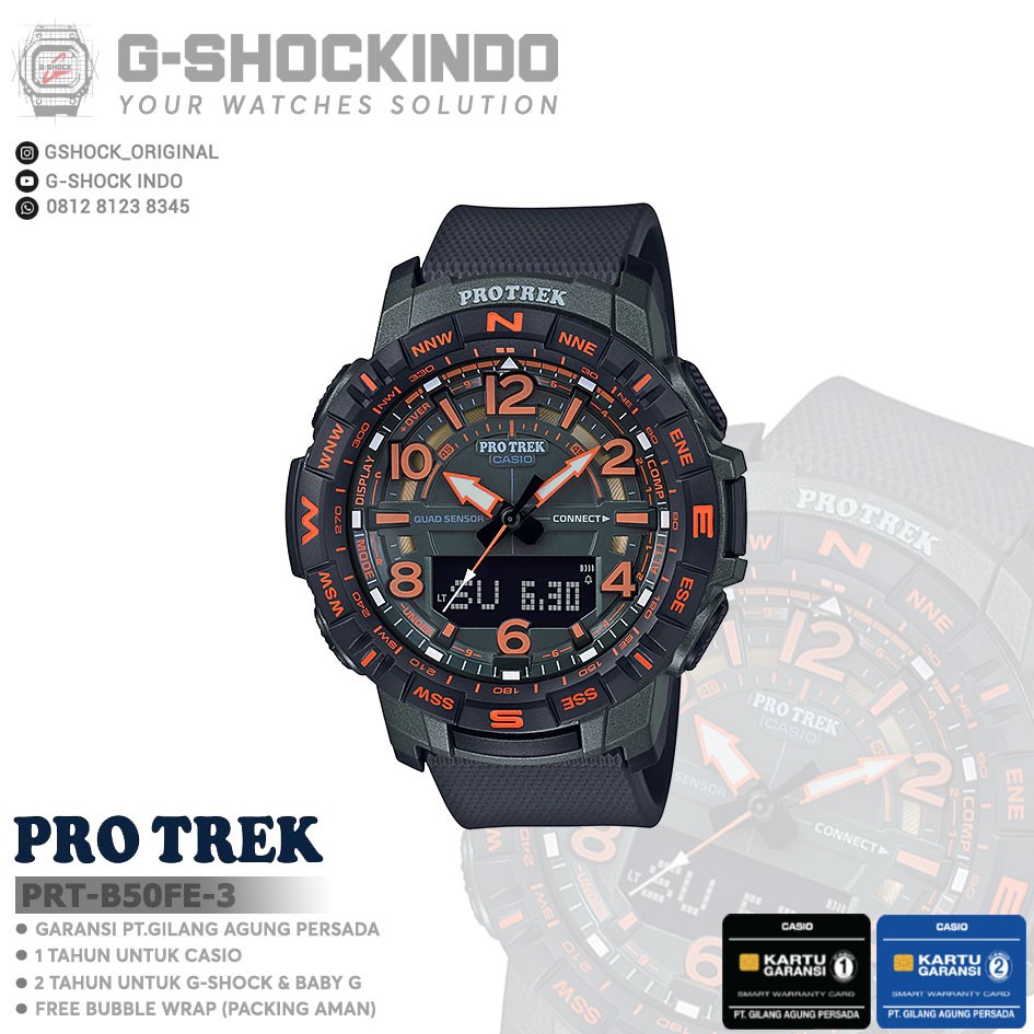Casio Pro Trek PRT-B50FE-3 / PRT-B50FE-3DR Original