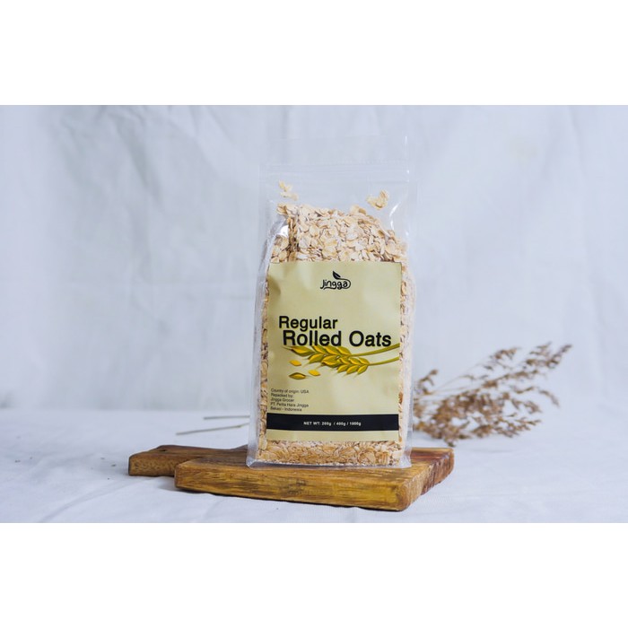 

Regular Rolled Oat (Natural) 400gr Gandum Utuh Non-instan MPASI