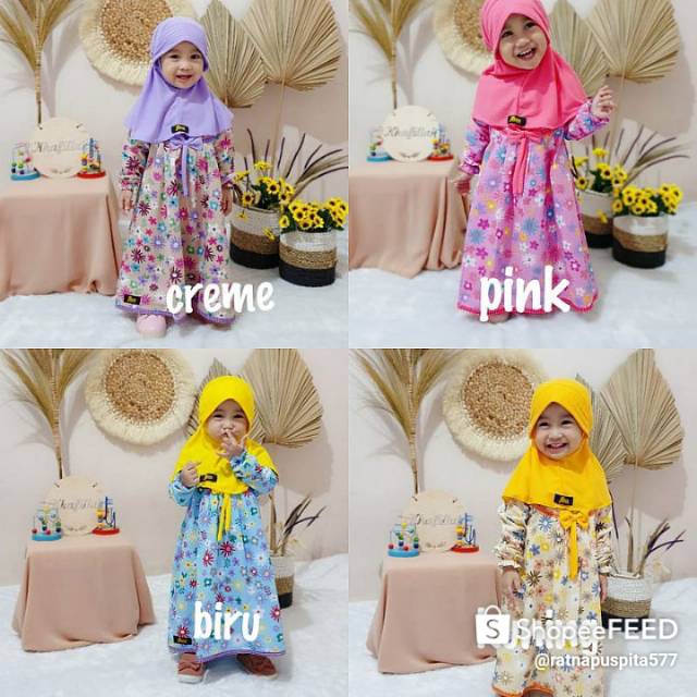 *Aliyah Gamis Baby Set* by Ahza Collection