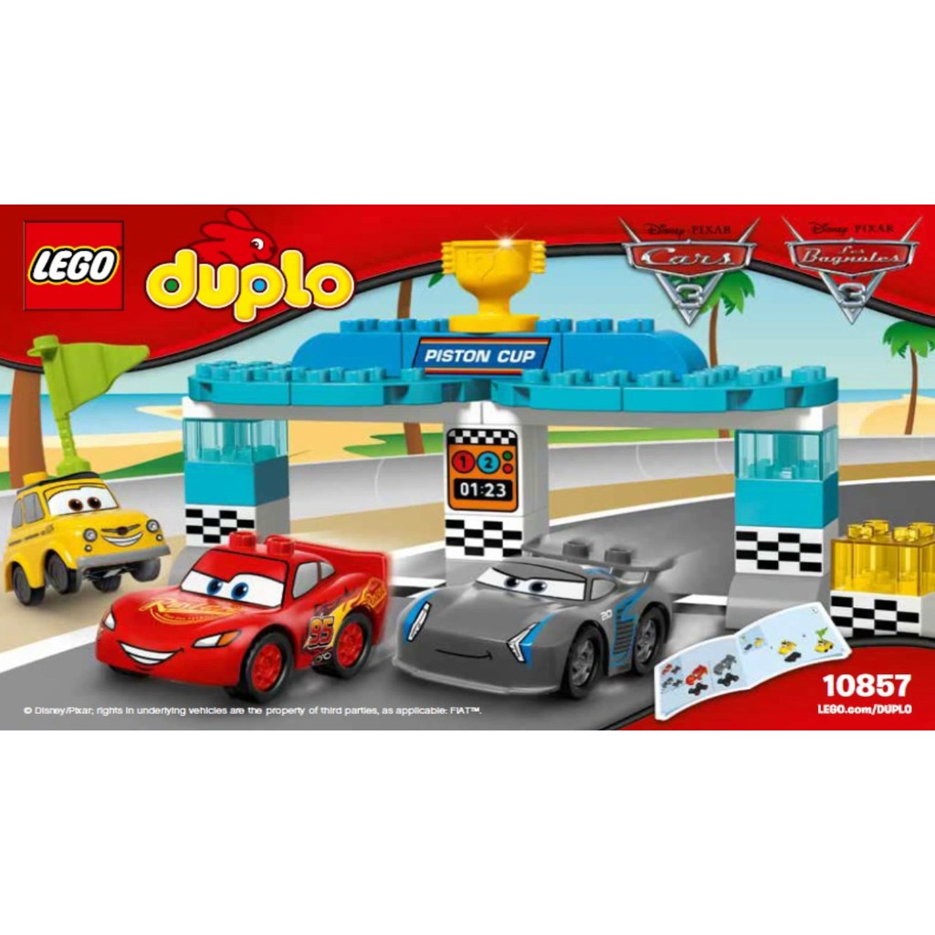 lego duplo 10857 piston cup race