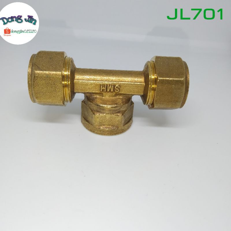 TEE Drat Dalam /Sambungan Pipa nepel  air panas ukuran 1/2 inch JL701