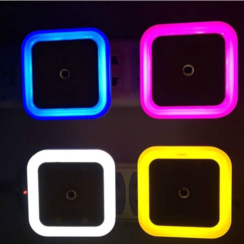 Lampu Tidur Night / Sleep Mini Lamp Dekorasi Hias KOTAK LED Otomatis Sensor Cahaya ECER GROSIR MURAH