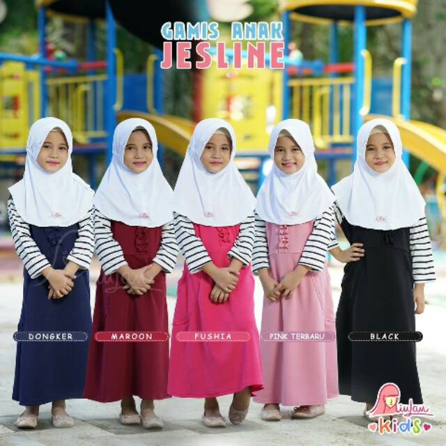 Gamis Anak JESLINE Baju Muslim Anak MiuLan