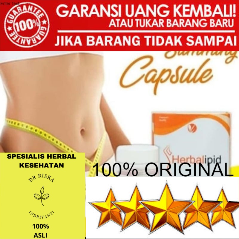100% ASLI herbalipid slimming original