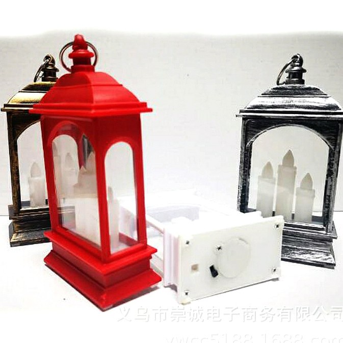 Lampu Lentera 3 Lilin LED Candle Lantern Lampu LED Lilin Doa Murah