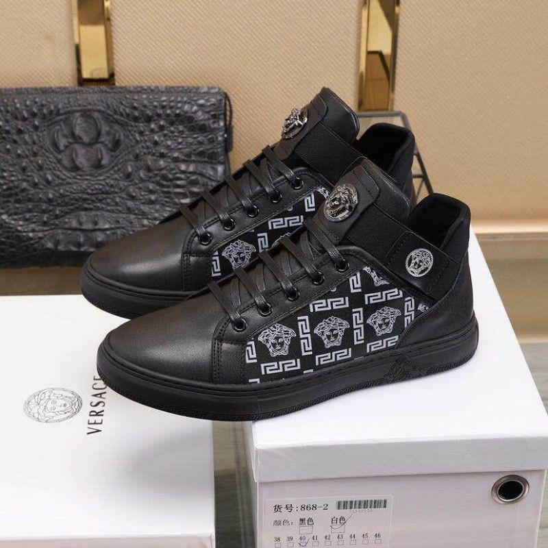 bisa cod sepatu pria sneaker V mirror quality shoes Man type lv 868-1 semu boots kulit
