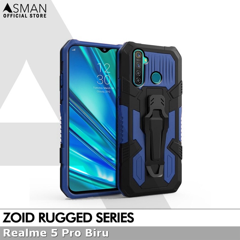 Asman Case Realme 5 Pro Zoid Ruged Armor Premium