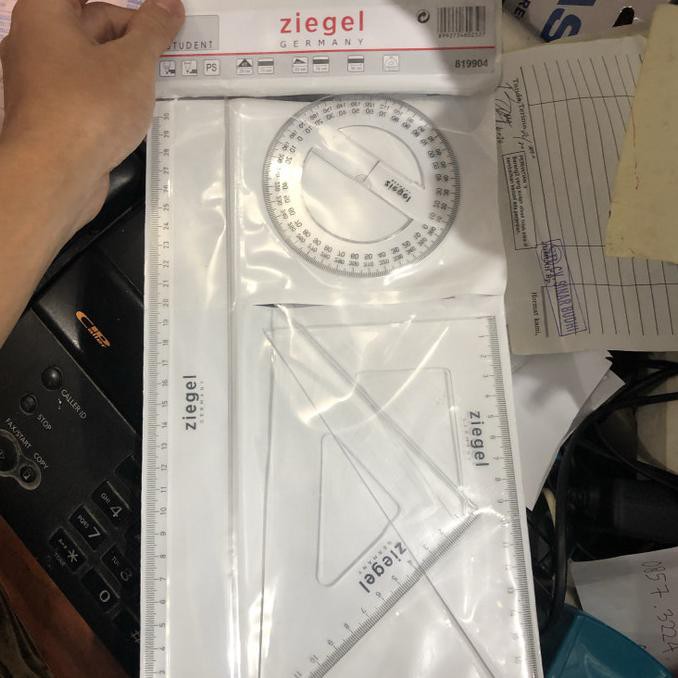 Produk Unggulan] Penggaris Geometri Set Ziegel