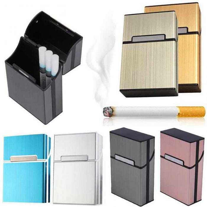 Kotak rokok keren, tempat rokok Case stainles