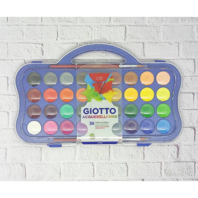 

Giotto watercolours cake 36 warna mini