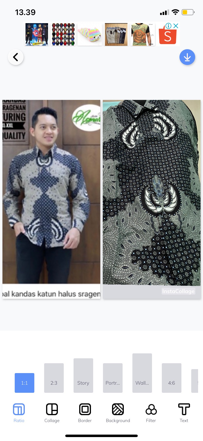 Sukma Jaya Kemeja Batik Pria Lengan Panjang Full Furing Katun Halus Sragenan