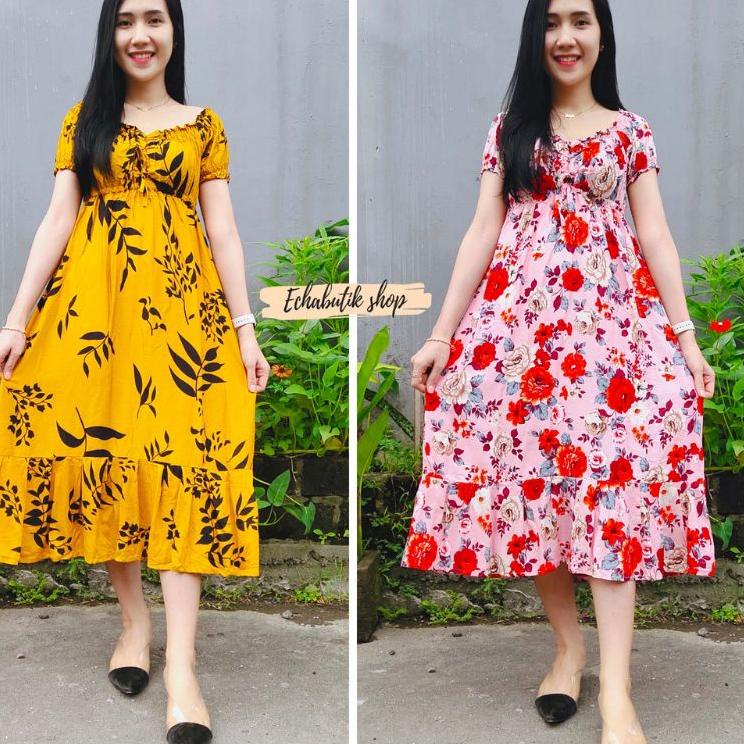 DRESS KERUT TALI DADA | DASTER CASANDRA KERUT KARET [TAB.01Jl22q]