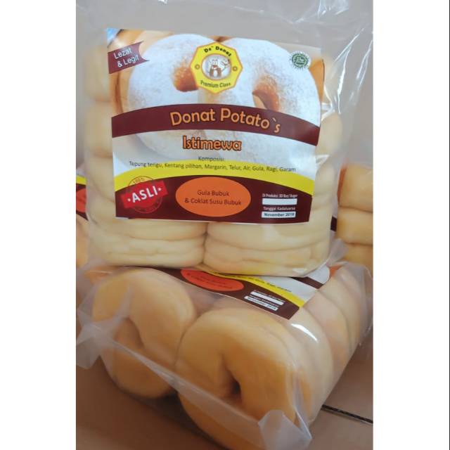 3D Donat Kentang isi 10pcs/Donat Beku