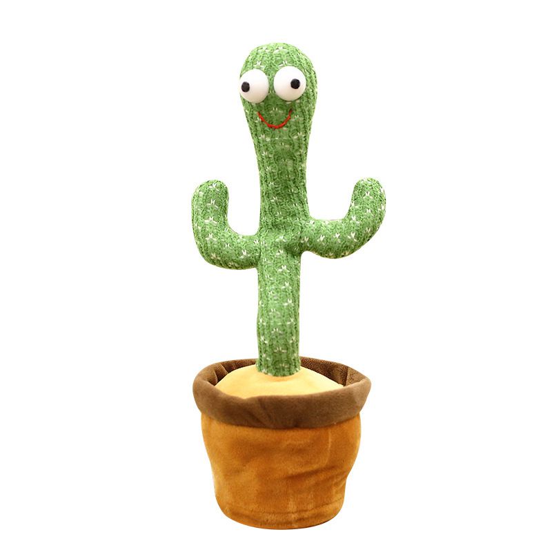 Dancing Cactus Plush Toy Electronic Shake Body Dengan Boneka Tanaman Lagu Inggris