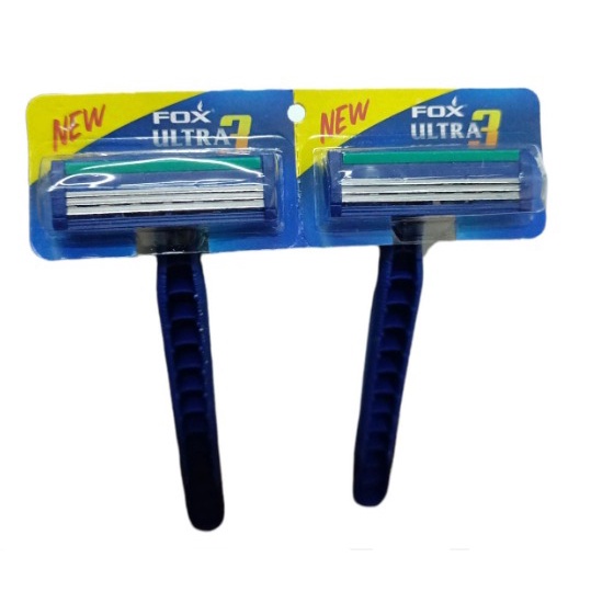 ALAT CUKUR KUMIS JENGGOT RAZOR ULTRA 2 DAN 3 MATA PISAU [SWEETSPACE]