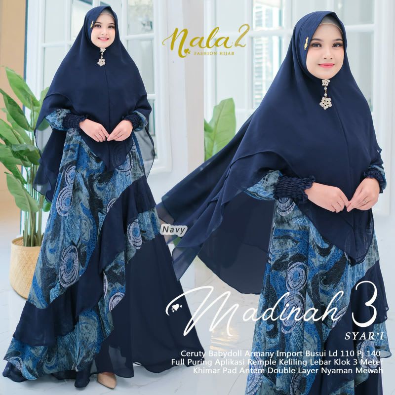 gamis madinah syari wanita nala
