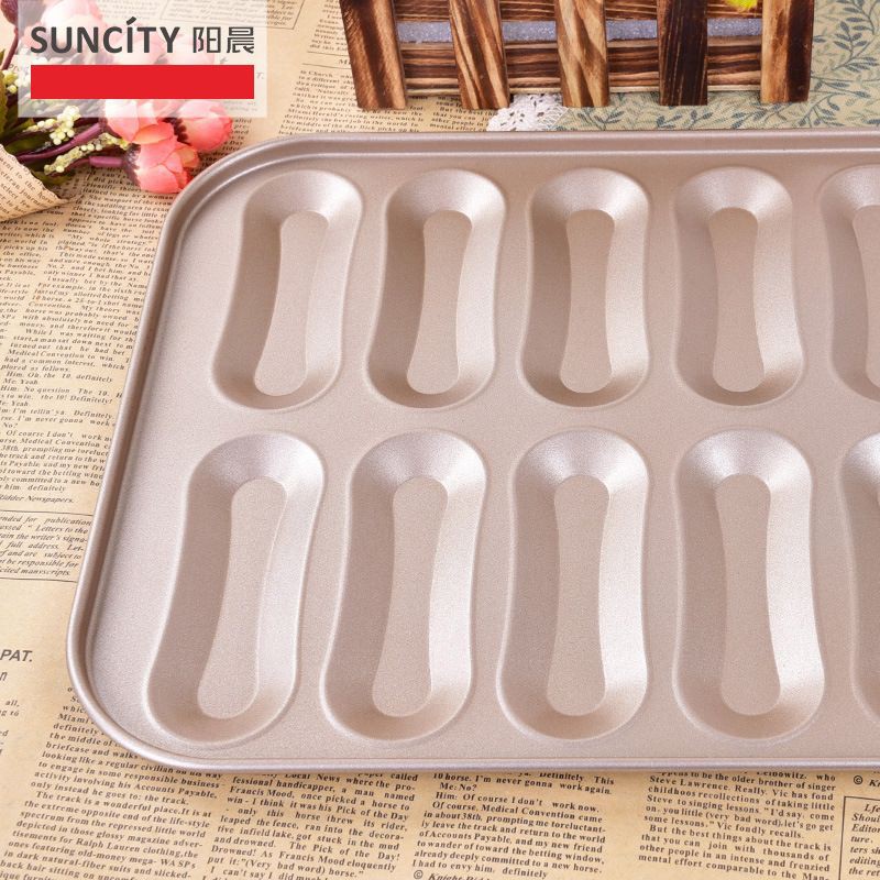 suncity 12cups eclair bake pan / puff tray