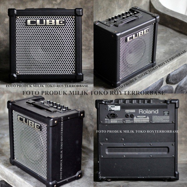 ampli amplifier guitar gitar listrik roland cube 20gx 20 gx