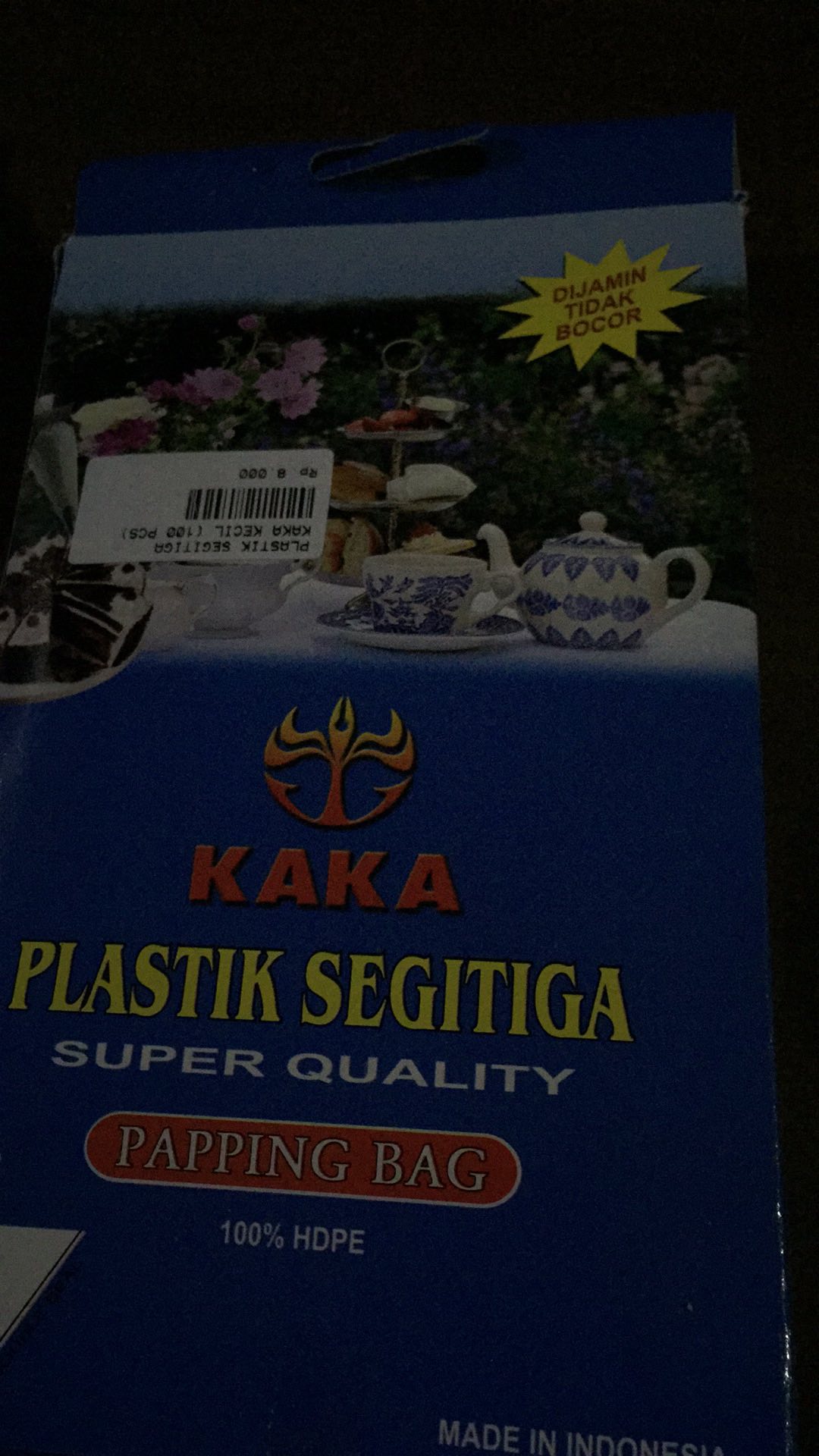 Plastik Segitiga Kaka Kecil ( 100 Pcs )