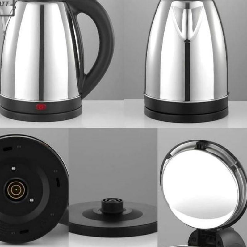 IDEALIFE Electric Kettle/ Teko Listrik 1,8 Liter Stainless IL110 350 Watt