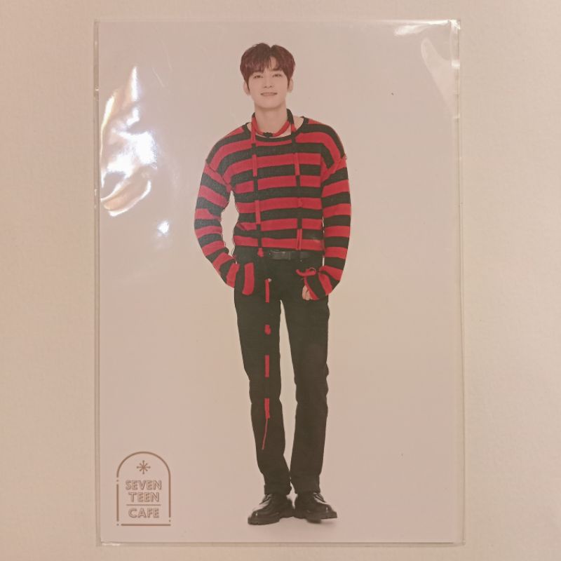 Seventeen - Wonwoo SVT Cafe Postcard PC Photocard